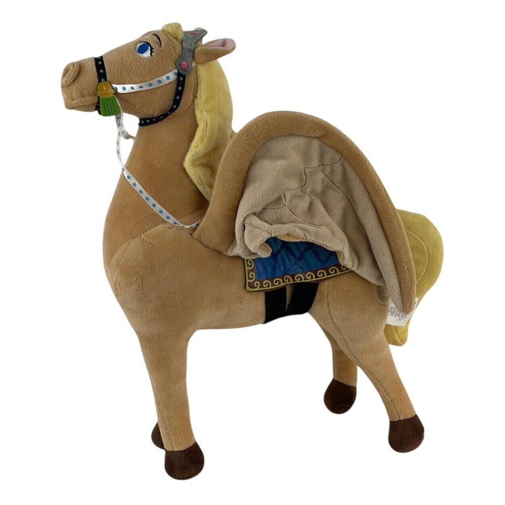 Disney Store Authentic Sophia The First Saffron Horse 16" Plush Pegasus Wings‎